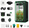 VIVOSUN GIY Growzelt Komplettset 80x80x160cm 150W Vollspektrum Grow Lampe mit Automatischer Ventilation und Zirkulation Smart Grow Tent Kit mit GrowHub E42A Controller