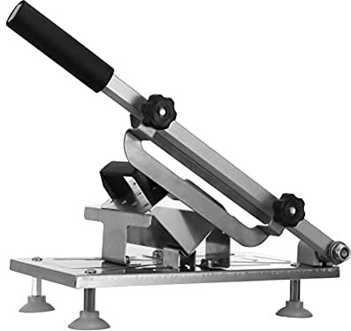 Manual Meat Cutter, Upgraded Stainless Steel Meat Cutter Beef Mutton Roll for Hot Pot KBBQ Food Slicing Machine for Home Cooking of Hot Pot BBQ Home Cooking Hot Pot