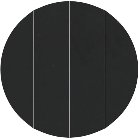 vidaXL Runde Poolabdeckung Schwarz Polyethylen Ø 458 cm