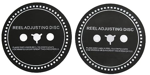 Mtlavishness 2PCS Nab HUB Adapter Spacer aus Silikon für Bandmaschinen, Reel Adjusting Disc Zubehör für unterschiedliche Reel Stärken, Hohe Temperaturbeständigkeit, Einfache Installation und Langlebi