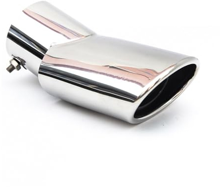 Stainless Steel Car Exhaust Cover Rear TailPipe Tip Muffler Trim Compatible With Honda CR-V CRV 2017-2021 2018 2019 2020 2021 Auto Decoration Styling Parts Accessories(Silver)