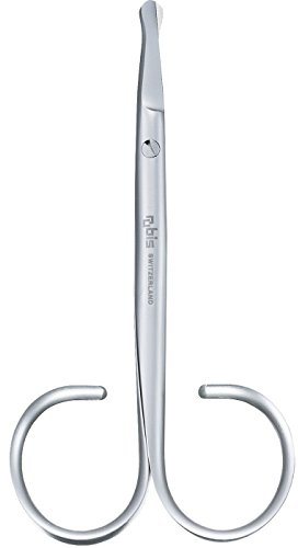 Nasen-Ohrenhaarschere Rubis, silber, Blister