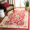 SAFAVIEH Chelsea Collection HK141C Teppich, handhakenförmig, Wolle, quadratisch, 1,8 m, Rot