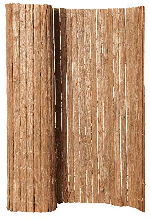 Hiss Reet® Baumrinde Sichtschutz, Rindenmatte I Perfekter Windschutz & Sichtschutz für Balkon, Zaun & Garten I Verschiedene Größen (120 x 300 cm)