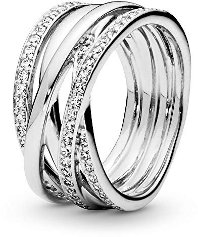PANDORA 190919CZ-48 Ring, Silber, Gr 48, Cubic Zir Gr 48