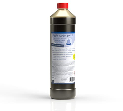 Soft Acid IV+E 1000ml - Trinkwasserzusatz u.a. gegen E.Coli und Salmonellen bei Geflügel & Tauben