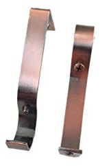 2 pcs Curtain Pole Holder Bracket Copper Colour 19mm Brackets for Curtain Poles Wall Mounted Brackets by HomeElabador