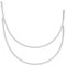 Porcelynne Carbon Steel Replacement Underwire Repair - Nylon Coated - Heavy Gauge Sturdy Wire for Bras - Vertical Wire Size 46-1 Pair - See Pictures for Measurements and How to Order