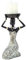 Afrikanerin mit Kerzenhalter 23 cm groß afrikanische Frauen Figur Afrika Mehrfarbig