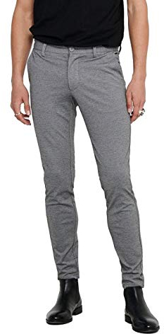 Only & Sons Pantalon Chino ONSMARK Slim Fit Pantalon Chino Medium Grey Melange 32 32 Medium Grey Melange (US) 32 / L32