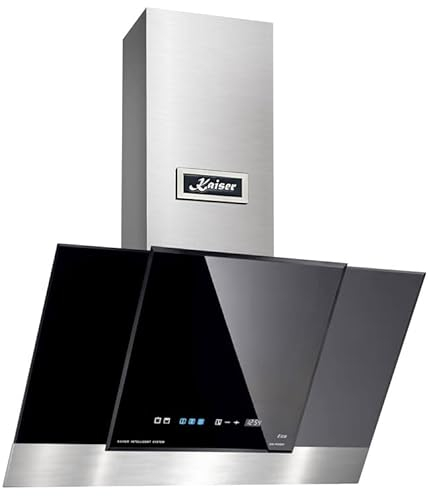 Kaiser AT 6438 | Grand Chef 60cm Chimney Cooker Hood | Wall Mounted Kitchen Extractor Fan (Black)