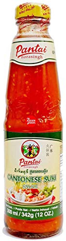 PANTAI - Kantonesische Suki Sosse, (1 X 300 ML) | Authentische Hot-Pot-Dipsauce mit Chili & Knoblauch – fertig zum Einsatz, direkt aus der Flasche