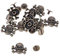 EXCEART 10 StüCk Ziernieten Nieten DIY ZubehöR, Punk SchäDel Nieten Aus Zinklegierung, Bronze Farbe, FüR Kleidung, Schuhe, Taschen Und GüRtel Dekoration