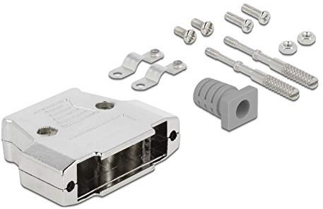 Delock D-Sub 25 Metallgehäuse