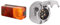 Hella 2SD 002 582-021 Heckleuchte - rechts & 8JB 001 941-001 Steckdose - 12V - 7-polig - Zinnbronze - Metallgehäuse - DIN/ISO: 1724