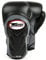 Twins Deluxe Boxing Gloves BGVL6 Muay Thai Sparring Gloves Kickboxing Training Gloves 12oz 14oz 16oz Hook & Loop Fight Gloves (16oz, Black/Grey)