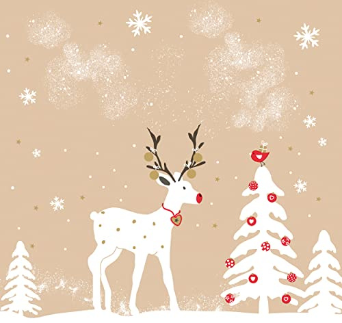 Servietten Papier Cute Reh 33 x 33 cm. 20U