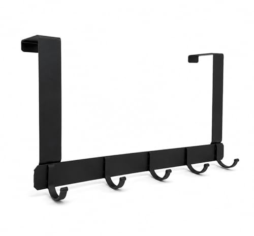 5 Over Door Hooks Door Hanger Rack No Drill Coat Towel Robe Holder | Hanger Rack