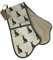 Thumb Double Oven Glove Hare Design