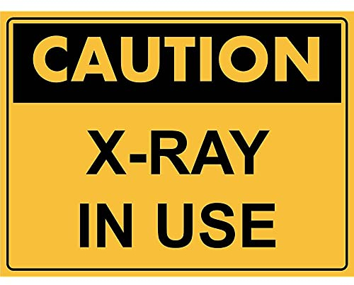 Warnschild Achtung Röntgen Im Einsatz Personalisierte Sicherheitsmarkierung Retro Blechschilder 20X30Cm, Tin Sign
