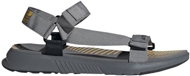 adidas Unisex Terrex Hydroterra Light Sandals, solid grey/charcoal/semi spark, 10 UK