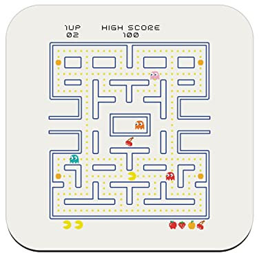Untersetzer aus Kork – Level Videospiele Retro 8 Bit Arcade Video Game Retro Gaming – 1 Einheit (95 x 95 mm)