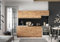 Genérico Muebles de Cocina Completa Color Roble Artisan 180 y 240 cms Encimera incluida ref-24