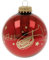 Weihnachtskugel Kling Glöckchen mit Instrument - Schönes Geschenk für Musiker (Tenorhorn)