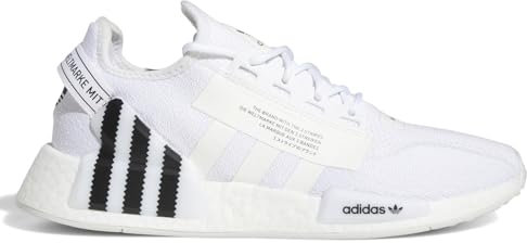 adidas Herren NMD R1 V2 Freizeitschuhe, Pure White Core Black White, 40 EU