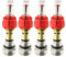 Durchflussmesser für Fußbodenheizung,Regler,Verteiler,Durchflussmesser DN25,Durchflussmengen von 0–5 l/min,4 Stück