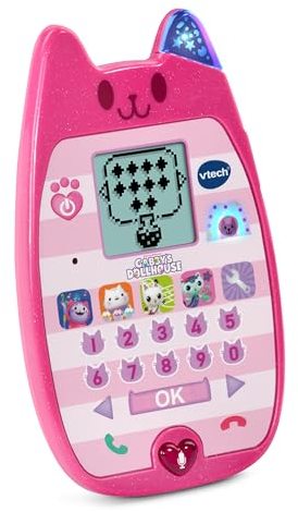 VTech A-MIAU-cinante Telefon/Gabbys Puppenhaus, Farbe v. spanisch (80-561922)