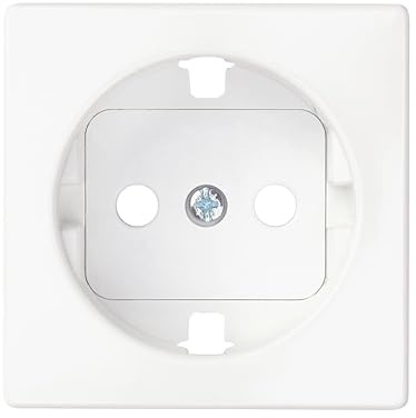 SIMON - Schuko-Steckdose mit Erde, Serie 82 Concept, kompatibel mit den Serien 75, 31, 82 und 88, matt, Anti-Fingerabdruck, Weiß