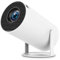 Mini Projector Wifi 6 BT5.0 With Android 11.0 OS, Automatic Keystone Correction, 180 Degree, 130 Inch Display For Phone/PC/Lap/PS5/Stick, 4K Home Cinema Projector HDMI