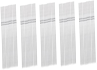 OFFSCH Lot De 50 Brochettes De Barbecue Robustes En Acier Inoxydable De 40 Cm Idéales Pour Les Restaurants En Extérieur