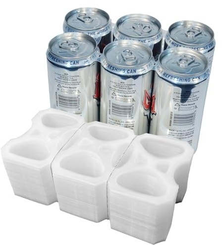 1000 Count 6 Pack Rings for Beer Can(Pre-Cut) Universal Fit for All 12oz Soda Cans and Liquor Stores, Specialty Shops&Convenience Stores, 6 Pack Beer Carrier, Bottle Plastic Seal Five Year Warranty