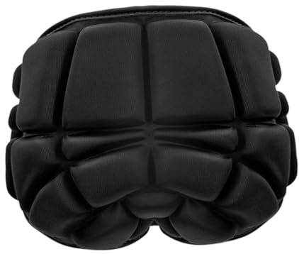 Colcolo Ski-Schutzausrüstung, Kissen, Hüftschutzpolster, weiches Po-Pad, Hüftschutz für Skateboarding, Skating, Snowboard, Schwarz, Erwachsene