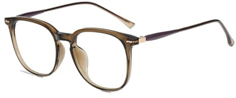 Firmoo Blue Light Glasses,Oversized Reading Glasses Women Men TR90 | Lightweight,Anti Glare,Reduce Eyestrain Headache,Anti Reflective Blue Light Computer Glasses