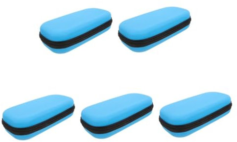 Healvian 5St -Kühlpackung kühltasche kühlbox Insulinkühlungstasche kühlbox für medikamente Kühlbeutel für Kühlkoffer Koffer mit Thermometer Pumpe Eva Blue