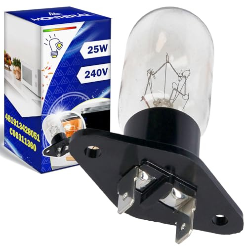 Ampoule Micro Onde 481913428051 481213418008 pour Whirlpool pour Bauknecht | C00311360 C00314704 pour Indesit pour Ariston - MONTERAL