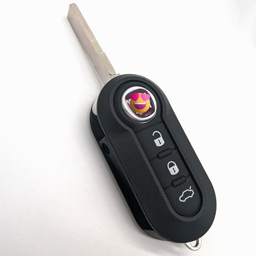 GUSCIO CHIAVE 3 TASTI COMPATIBILE CON FIAT MODELLI GRANDE PUNTO FIAT 500 PANDA PUNTO BRAVO STILE DUCATO CHIAVE AUTO CHIAVE CON