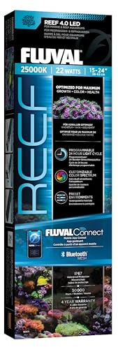 Fluval LED Reef 4.0, Marine Aquarium Lighting with Bluetooth Mesh, 22W / 38cm