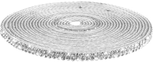 5m Strassband Selbstklebende, Selbstklebende-Strassstreifen, Rhinestone Glue, Selbstklebende Glitzersteine, Dekoband Selbstklebend Für Auto Kunsthandwerk Handy