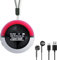 64G Lettore MP3 per Bambini, Bluetooth 5.0 MP3 Lettore Musicale mini a forma di Monster Ball, Supporto per Altoparlanti, Radio FM, Funzione di Registrazione e Contapassi, Con Cuffie e Cordino