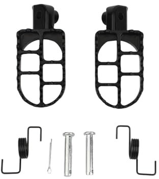 Cale Pied Moto Repose-pieds En Aluminium Pour Moto, Pour WRF, YZF50, CRF, Dirt Bike, Enduro, Motocross(Black)