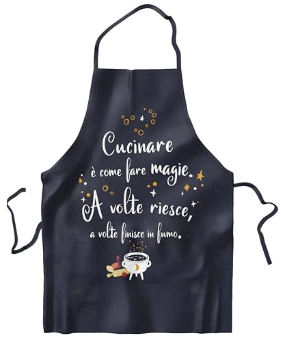 KAÏDENSÏ Grembiule Cucina Uomo Donna- Grembiule Cucina Divertente - Idea Regalo Gadget