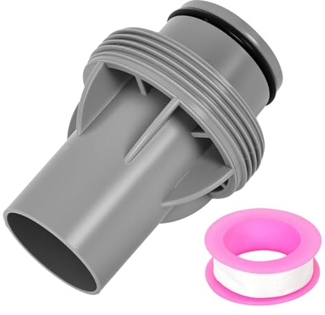 Xevinas Pool Zubehör - Aufstellpool Sandfilterpumpe Ersatz, 38 Mm Poolschlauch Adapter, Robustes Und Langlebiges Schlauchadapter Pool Poolpumpe Zubehör Für Flowclear, Coleman Und Intex P6916 (1stk)