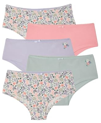 Vertbaudet 5er-Pack Mädchen Shortys aus Bio-Baumwolle