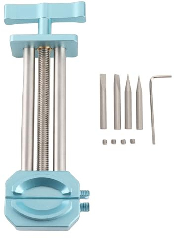 Camera Lens Vise Repair Tool Kit, Full Metal Aluminum Alloy Professional Auxiliary Tool for Filter and Lens Repair with Adjustable Jaw 8mm to 90mm