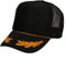 Otto Caps Eichenblätter Schaumstoff-Mesh-Kappe, Schwarz/Gold, Schwarz, Einheitsgröße