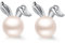Ohrringe Ostern Kaninchen Schmuck Hase Ohrstecker Perle Hasen Ohrringe Silber 925 Mädchen Perlenohrringe Silber Stecker